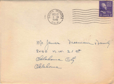 4. JR Xmas Card 1945 Env Frnt copy.jpeg